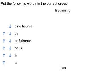 Put the following words in the correct order.-example-1