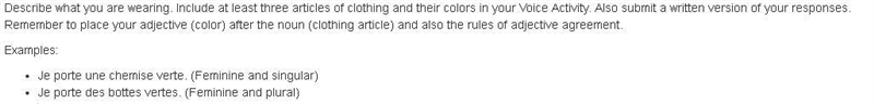 Write out what your wearing and don't make it to long are hard thank you (40 point-example-1