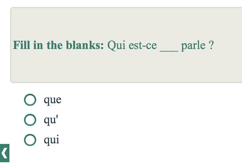 French: Fill in the blank-example-1