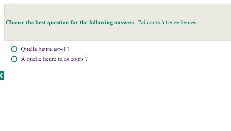 HELP ME WITH FRENCH PLZ!!! 1) fill in the blank 2) best question for following answer-example-2