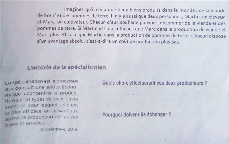 Bonjour pouvez-vous m’aider à répondre a ces deux questions s’il vous plaît 1) quels-example-1