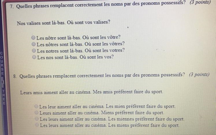 French Multiple Choice pls help-example-1