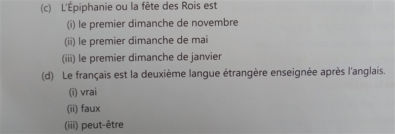 Exercise 13 Cochez la bonne réponse.-example-2