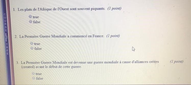 French 1-3 True or False-example-1