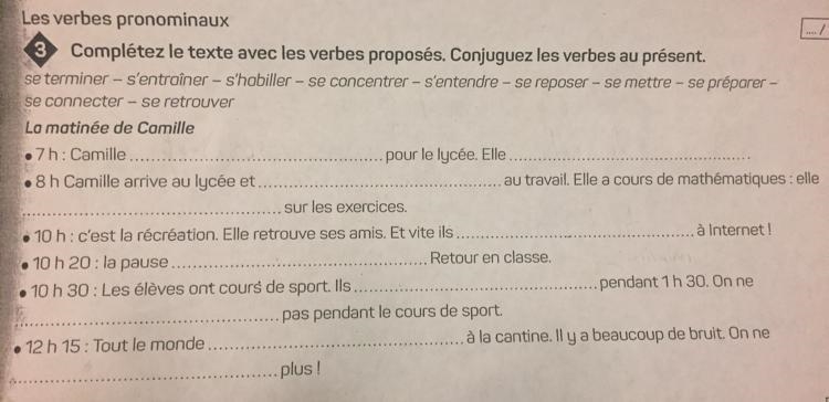 Les verbes pronominaux French-example-1