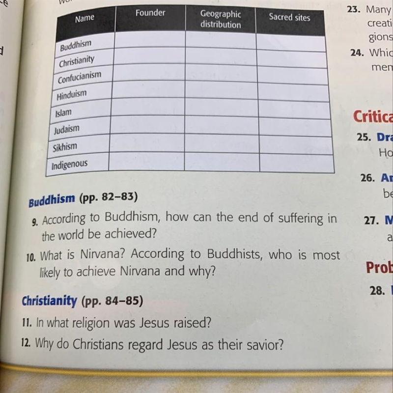 According to buddhism how can the end of suffering in the world be achieved-example-1