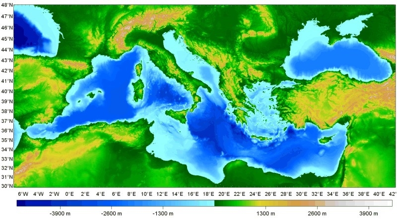 Which type of map displays sea level readings for specific locations-example-1