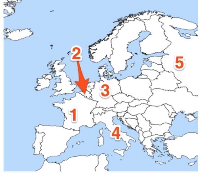 Which area on the map has been identified by scientists as having the WORST air quality-example-1