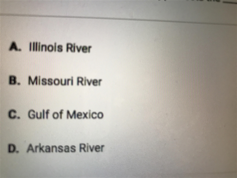 St.louis is located where the Mississippi River meets the ____-example-1