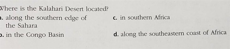 Where is the kalahari desert located​-example-1