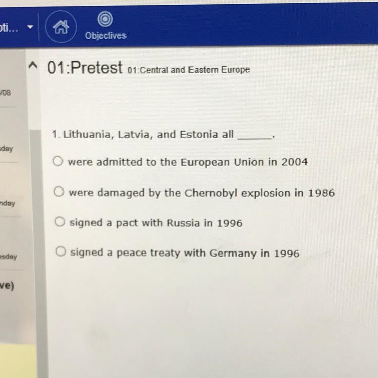 Lithuania, Latvia, and Estonia all ___.-example-1