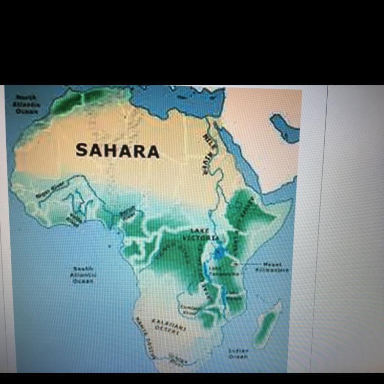 How does the sahara desert act like a barrier between North Africa and sub-saharan-example-1