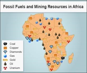 he map shows mining resources on the African continent. Which type of map is this-example-1