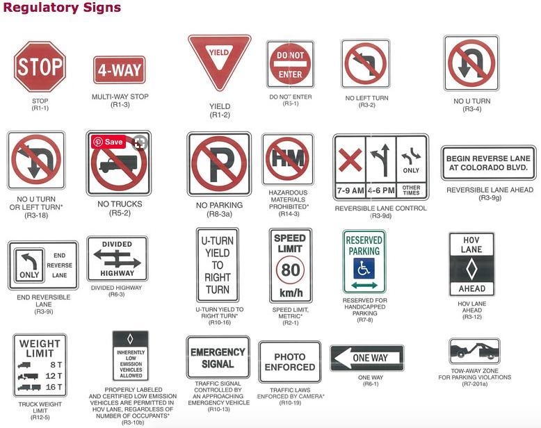 (I think the answer is A, am I right?) Most regulatory signs are _____. A. octagonal-example-1