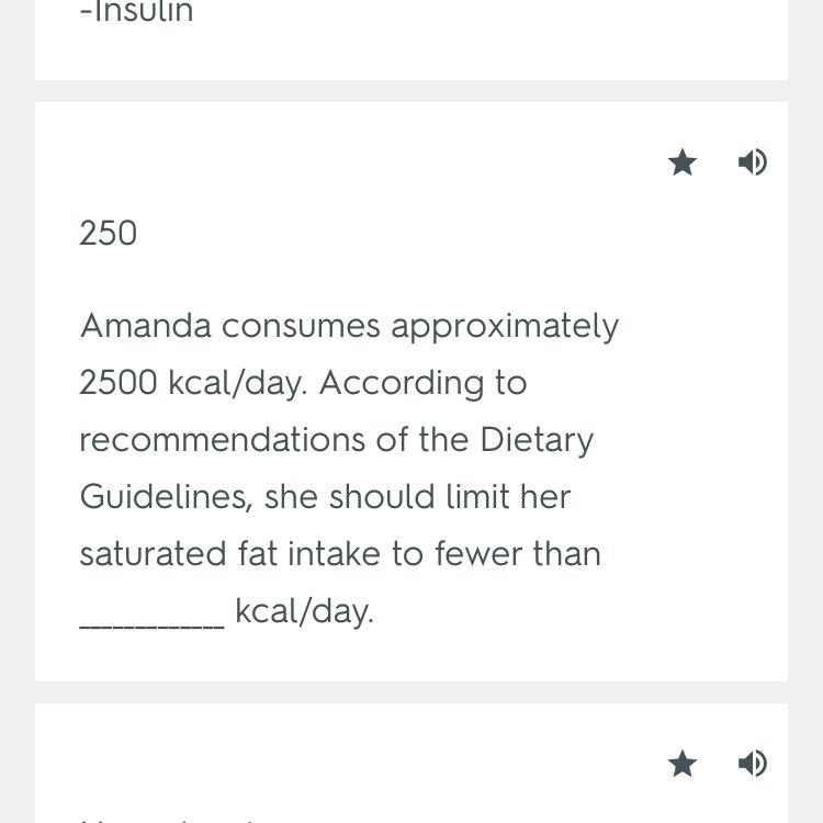 Amanda consumes approximately 2500 kcal/day. According to recommendations of the 2015-2020 version-example-1