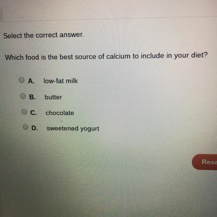 Which food is the best source of calcium to include in your diet?-example-1