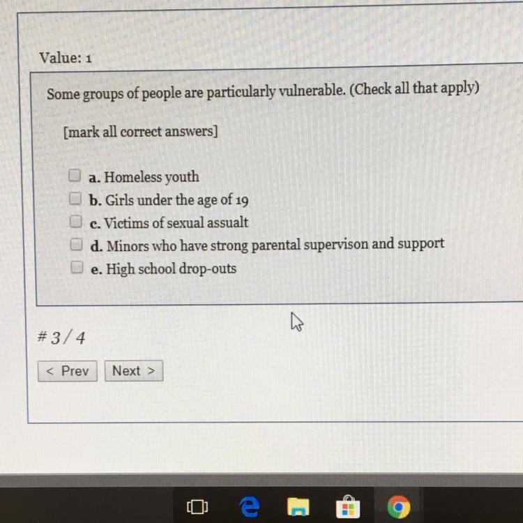 Which group on people are vulnerable?-example-1