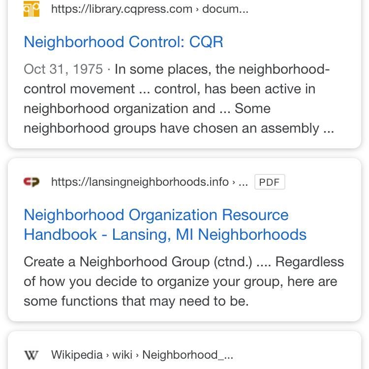 What are groups organized to control certain neighborhoods-example-1