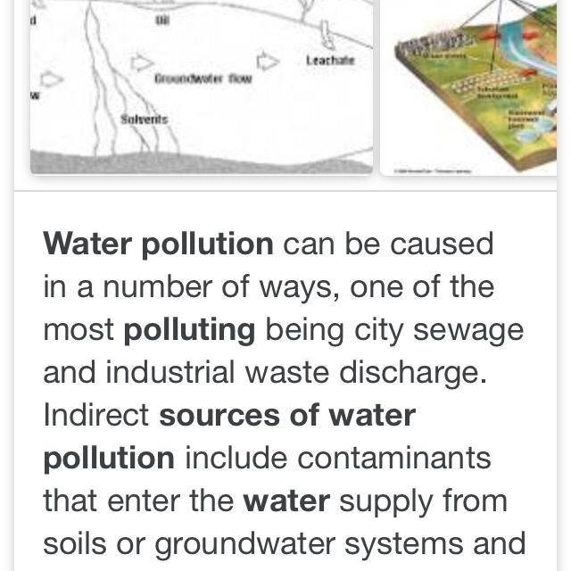 Which is a source of water pollution?-example-1