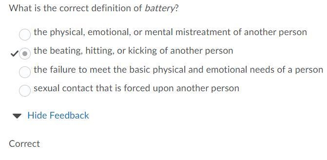 PLZ HELP FAST!!! 30 POINTS!!! Which is the correct definition of battery? A. The physical-example-1