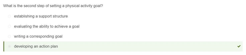 What is the second step of setting a physical activity goal? evaluating the ability-example-1