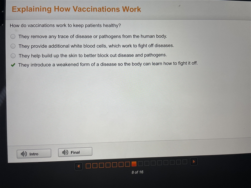 How do vaccinations work to keep patients healthy?-example-1