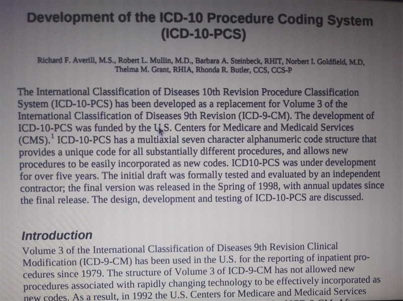 Which of the four major goals used for the development of icd-10-pcs do you think-example-1