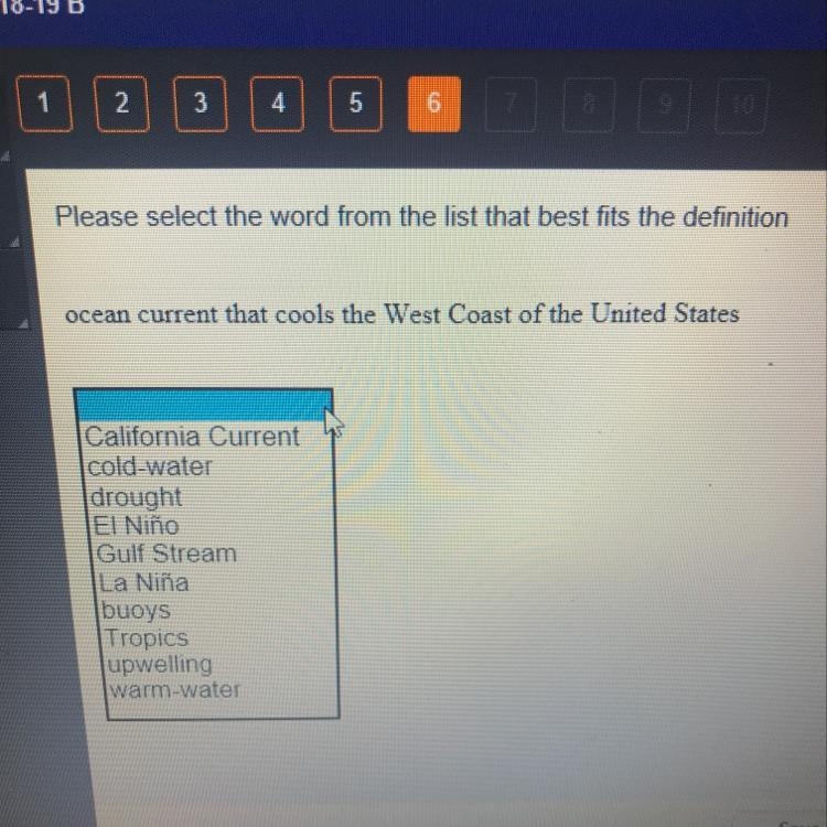 Ocean occurs that cools the west coast of the united states-example-1