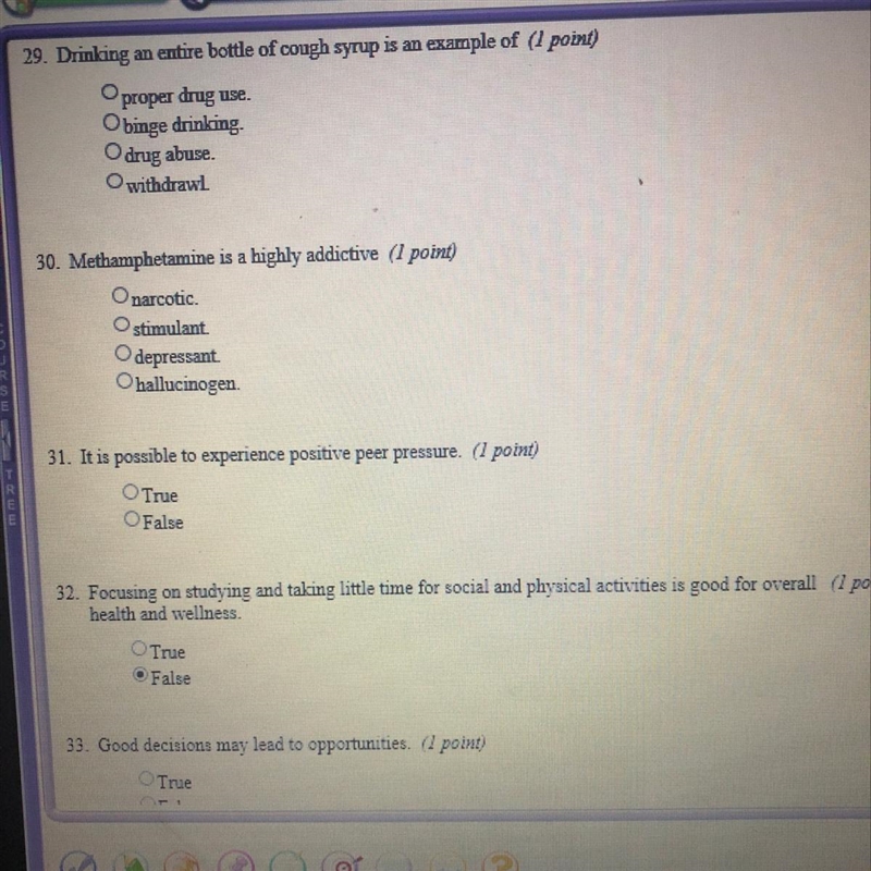 Can someone please help me on these really short 4 questions thanks-example-1