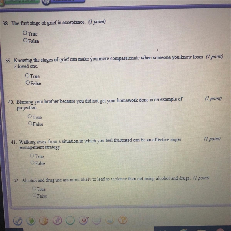 Can someone please help me with these true and false really easy-example-1