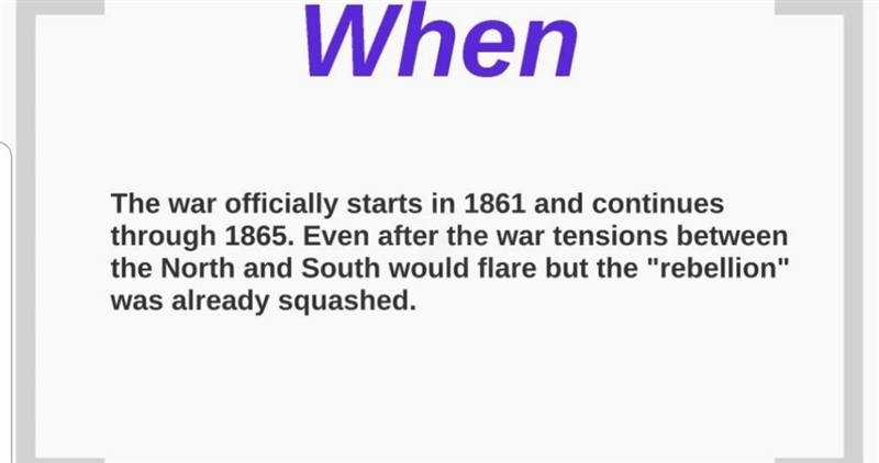 What the five w's about the civil war-example-5