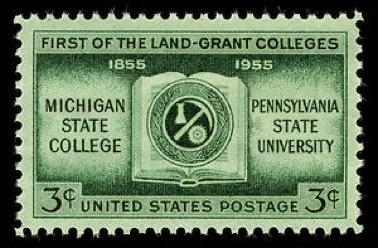 The image below shows a postage stamp from 1955: Which legislation made possible the-example-1