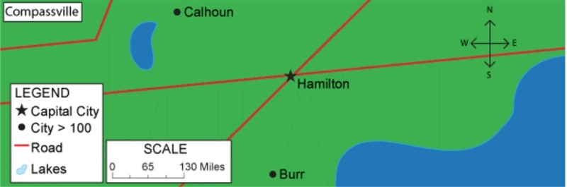 Using the direction indicator included, choose the correct statement regarding the-example-1