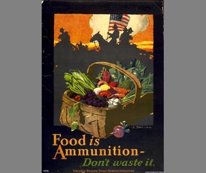 What is the best interpretation of this poster? A. Grow your own food. B. Send your-example-1