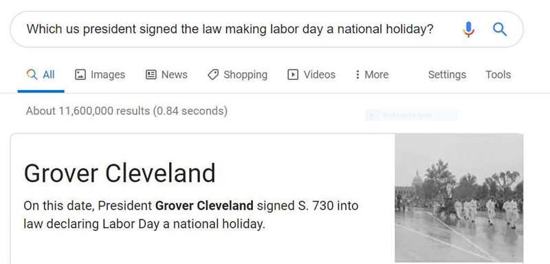 Which us president signed the law making labor day a national holiday?-example-1