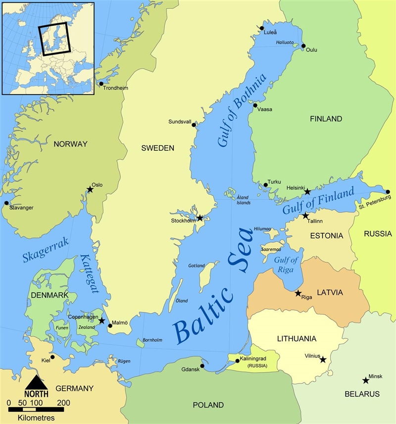 the baltic sea has been called a scandinavian mediterranean explain why that comparison-example-1