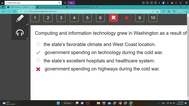 Computing and information technology Grew in Washington as a result of-example-1