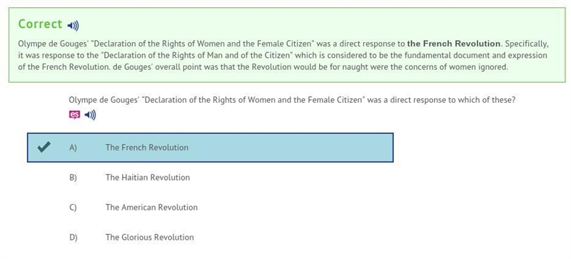 Olympe de Gouges' “Declaration of the Rights of Women and the Female Citizen&quot-example-1