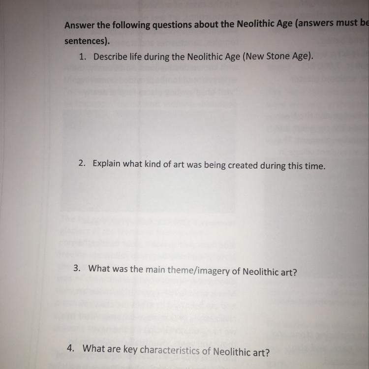 (Art history) Answer these 4 questions for 50 points in 3-4 sentences! Thank youuu-example-1