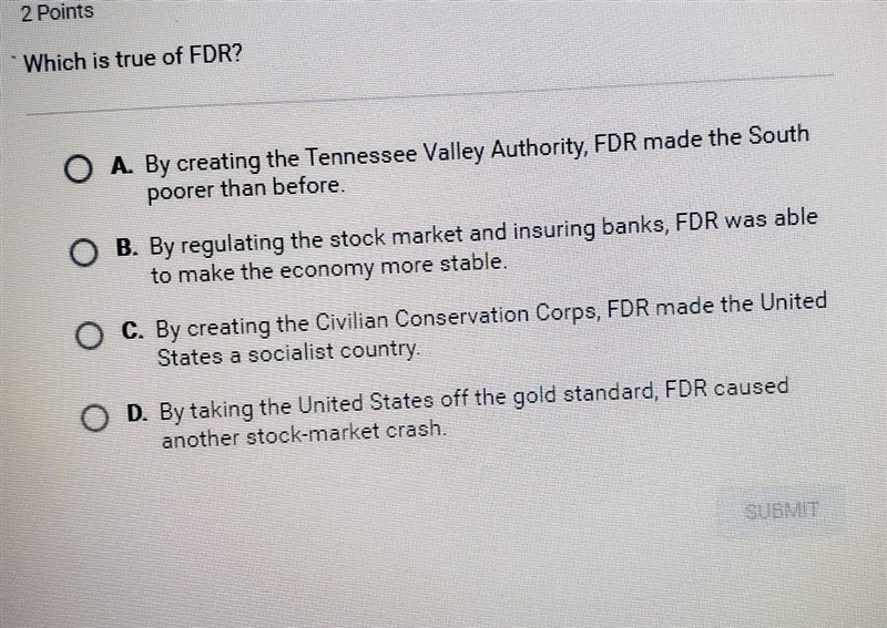 Which is true of FDR?​-example-1