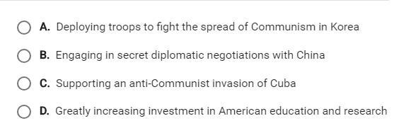 Which of the following U.S. policies was an element of the shift toward detente in-example-1