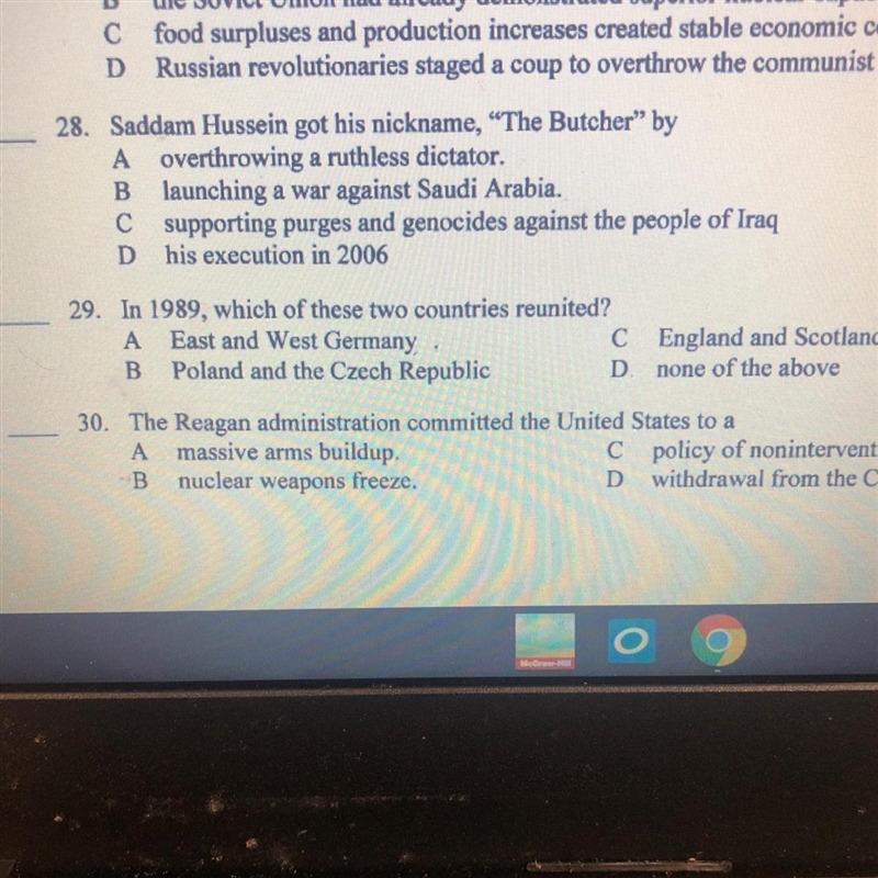 In 1986, which of these two countries reunited?-example-1