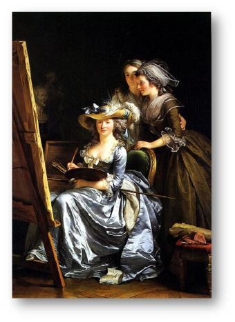 Which styles are evident in the image above? a. Rococo and Enlightenment b. Baroque-example-1