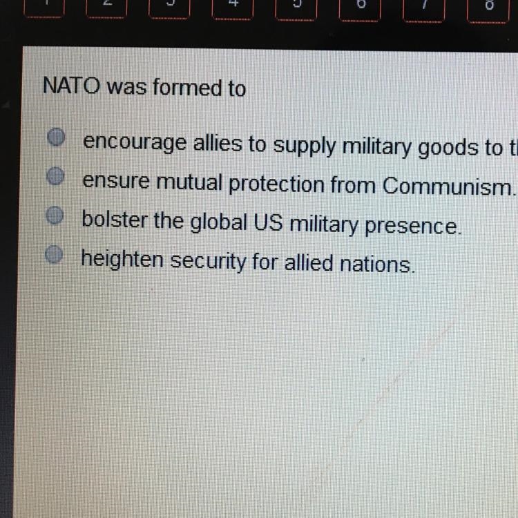 NATO was formed to ?-example-1