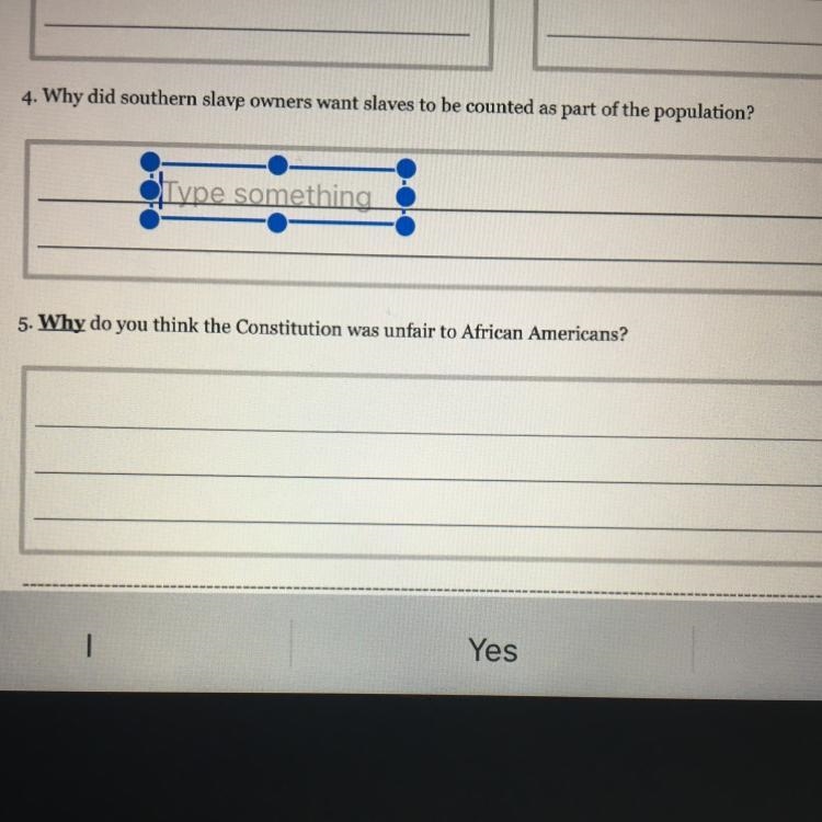 Why did southern slave owners want slaves to be counted as part of the population-example-1