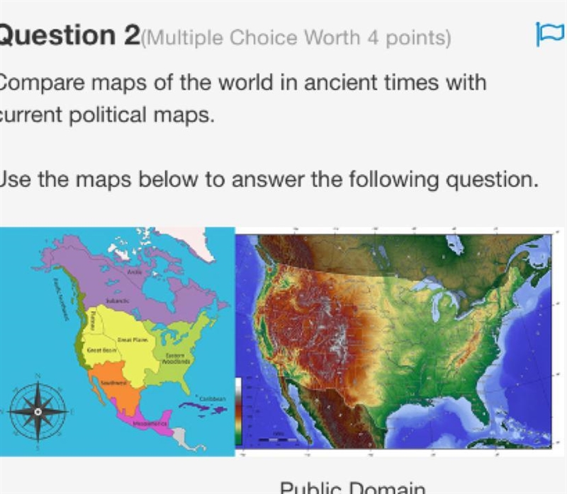 Compare maps of the world in ancient times with current political maps. Use the maps-example-1