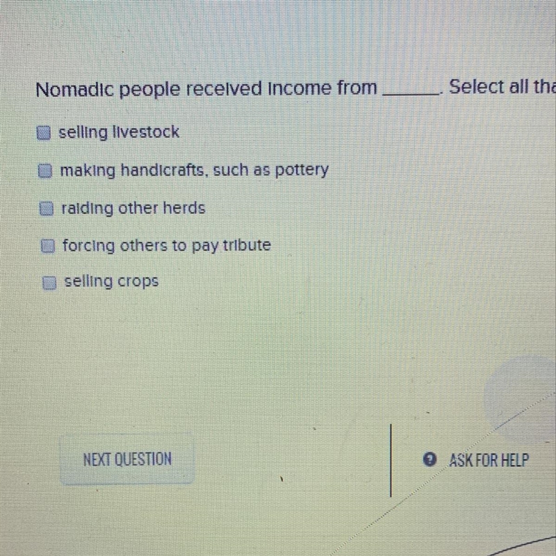 Nonmedical people receive income from ___ . Select all that apply. PLEASE HELP-example-1