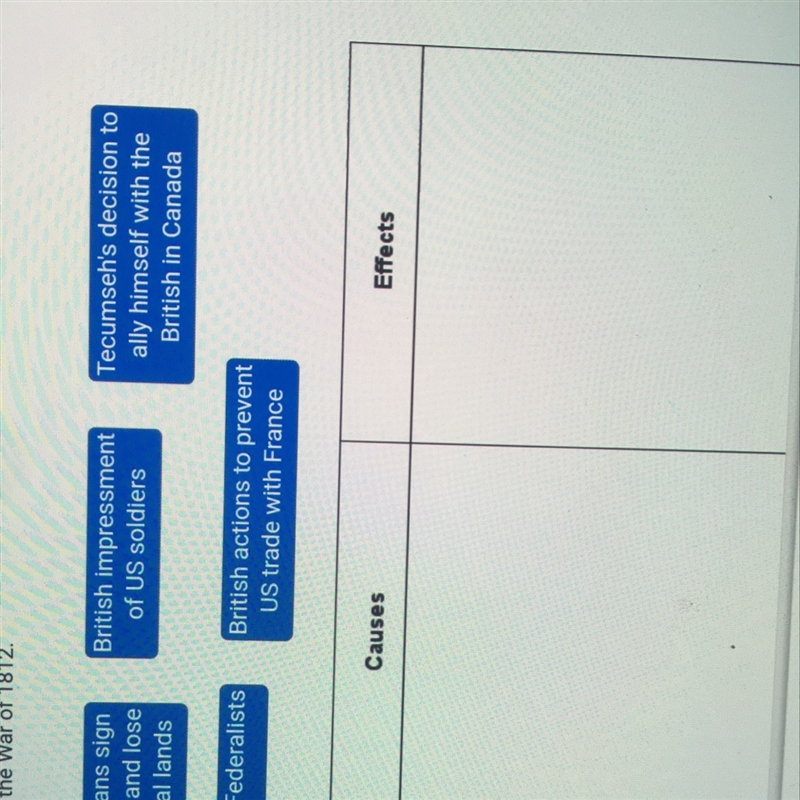 What were the causes and effects of the war in 1812-example-1