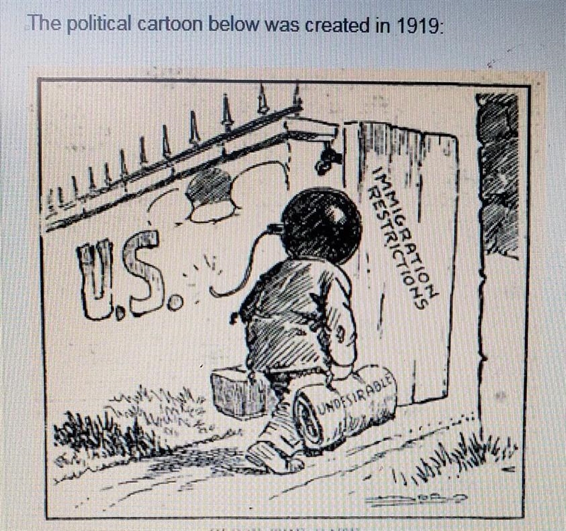 Which of the following effects of the Red Scare is the cartoon meant to highlight-example-1