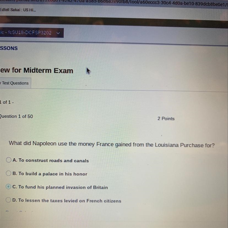 What did napoleon use the money France gained from the Louisiana purchase for?-example-1